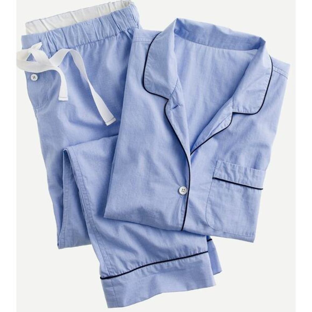 J. Crew blue cotton‎ Vintage short-sleeve pajama set